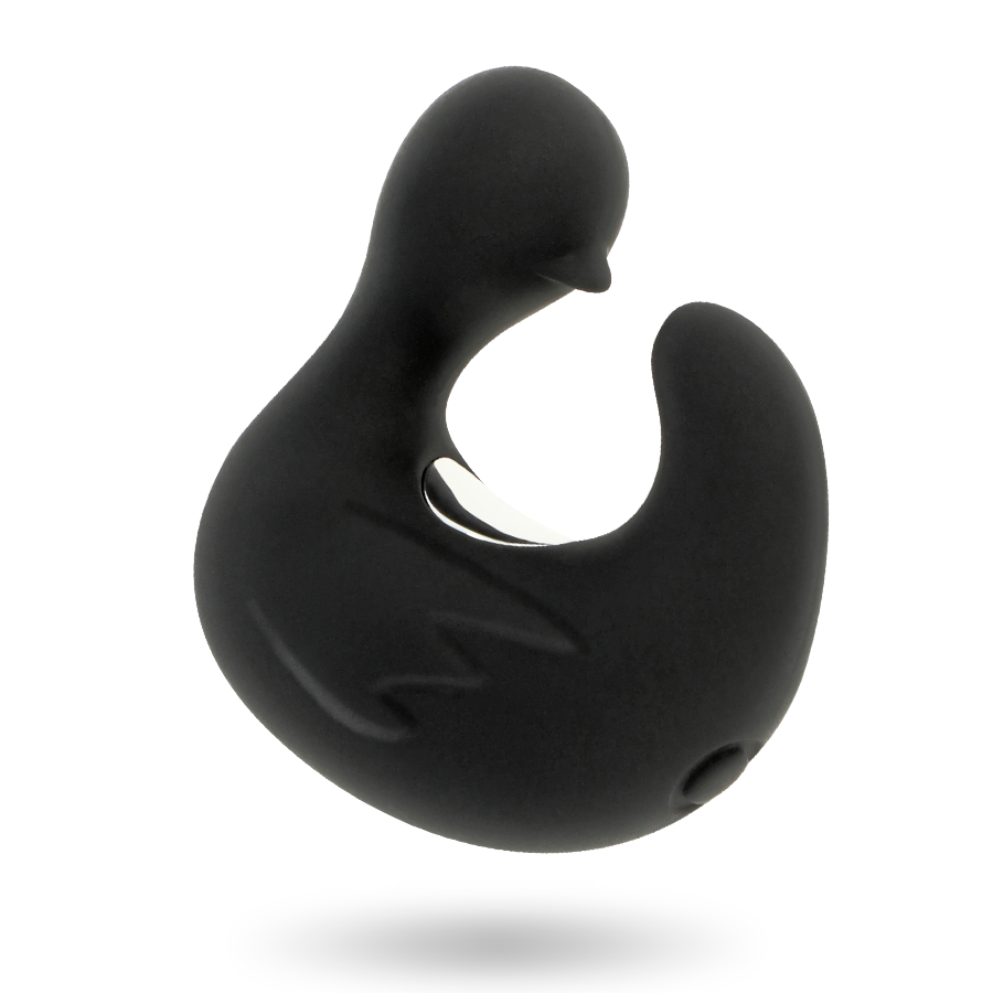 BLACK&amp;SILVER - DUCKYMANIA DEDAL ESTIMULANTE DE SILICONA RECARGABLE PARA PATO