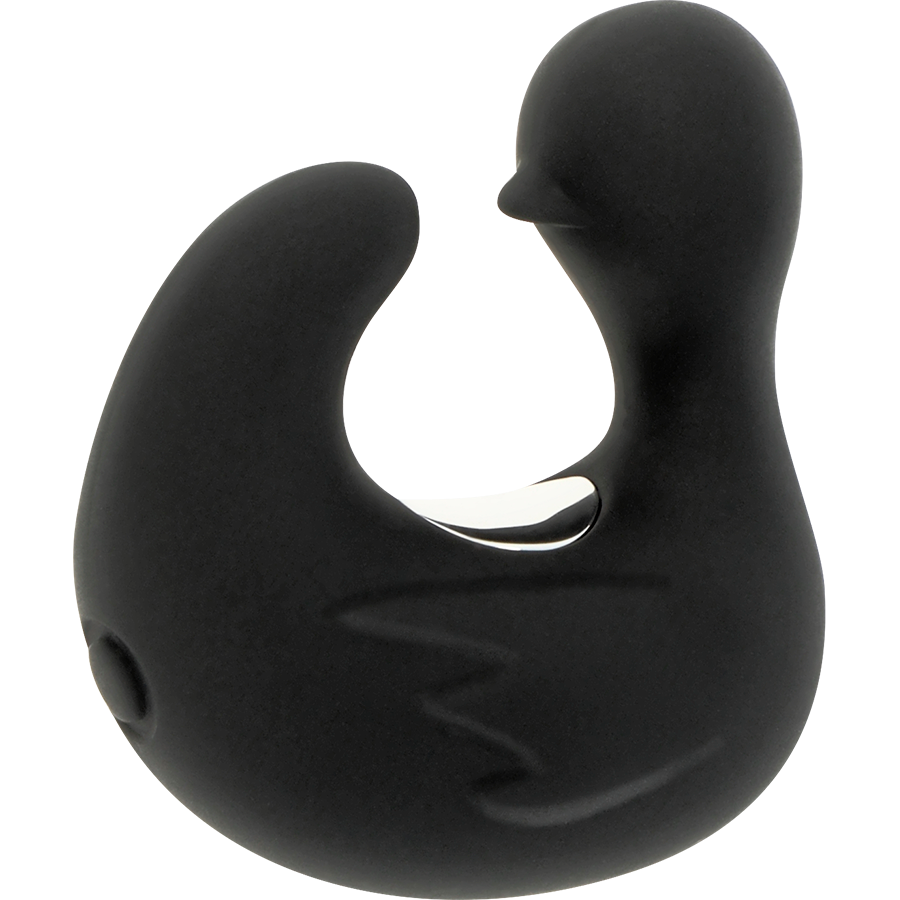 BLACK&amp;SILVER - DUCKYMANIA DEDAL ESTIMULANTE DE SILICONA RECARGABLE PARA PATO