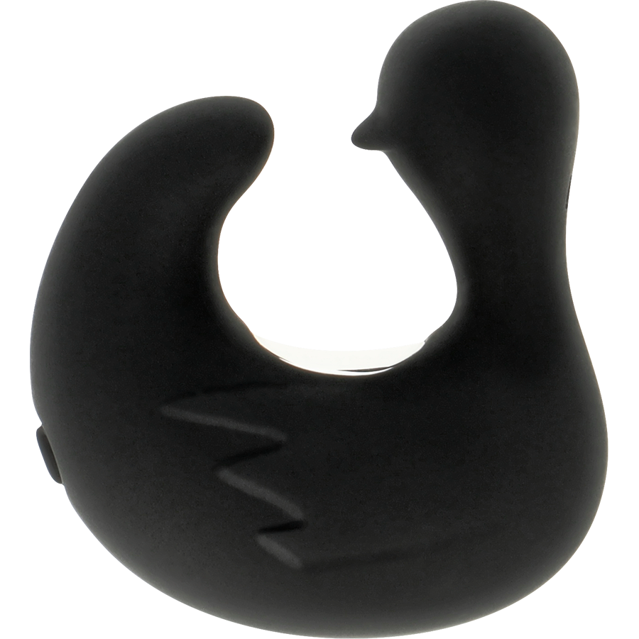 BLACK&amp;SILVER - DUCKYMANIA DEDAL ESTIMULANTE DE SILICONA RECARGABLE PARA PATO