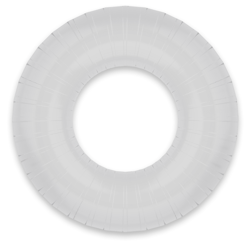 POWERING - ANILLO PARA EL PENE SUPER FLEXIBLE Y RESISTENTE 4.5CM PR07 TRANSPARENTE