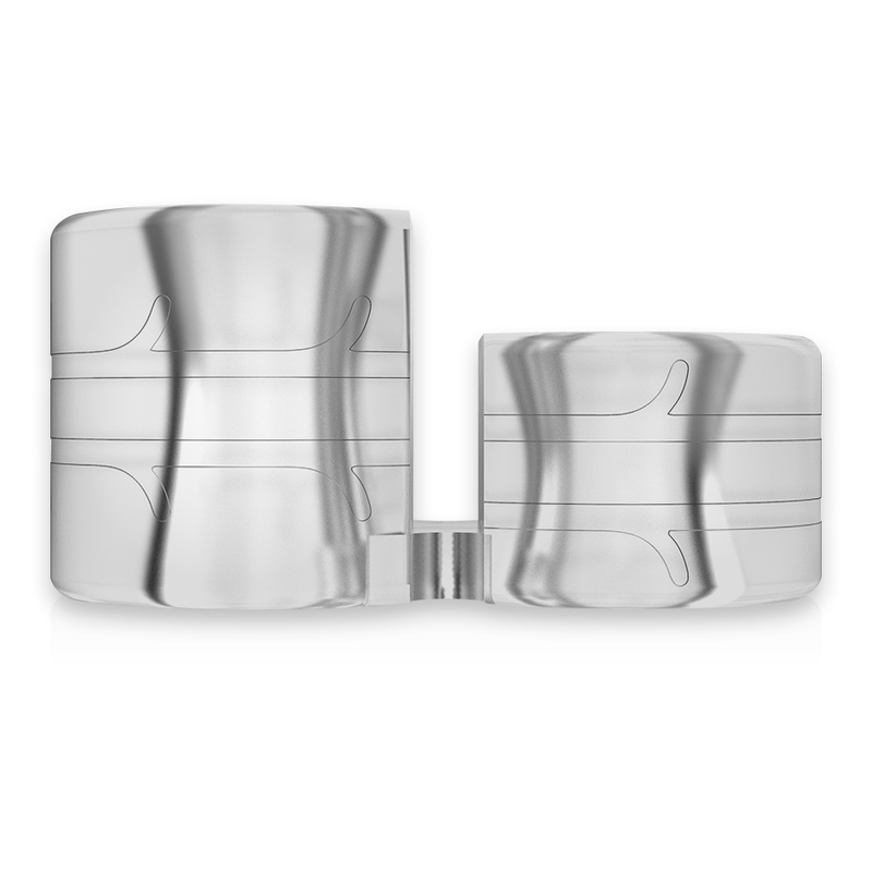 POWERING - ANILLO DOBLE PARA EL PENE SUPER FLEXIBLE Y RESISTENTE PR09 TRANSPARENTE