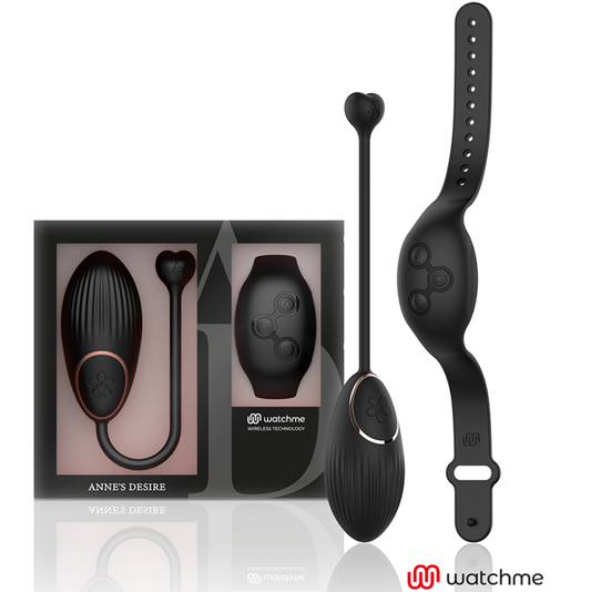 EL DESEO DE ANNE - TECNOLOGÍA DE CONTROL REMOTO DE HUEVO WATCHME NEGRO