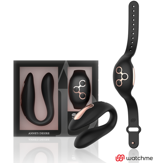 EL DESEO DE ANNE - TECNOLOGÍA DE DOBLE PLACER UN RELOJ NEGRO/DORADO