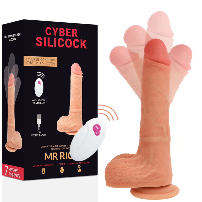 CYBER SILICOCK - CONTROL REMOTO REALISTA MR RICK 20.9 CM -O- 4 CM